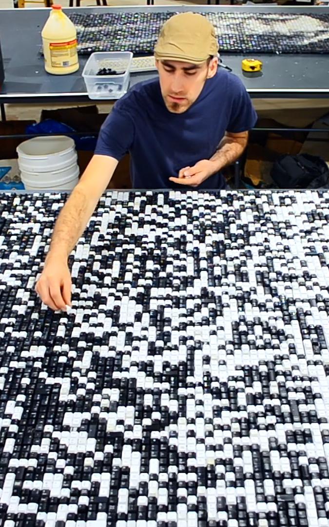 beautiful news keyboard art
