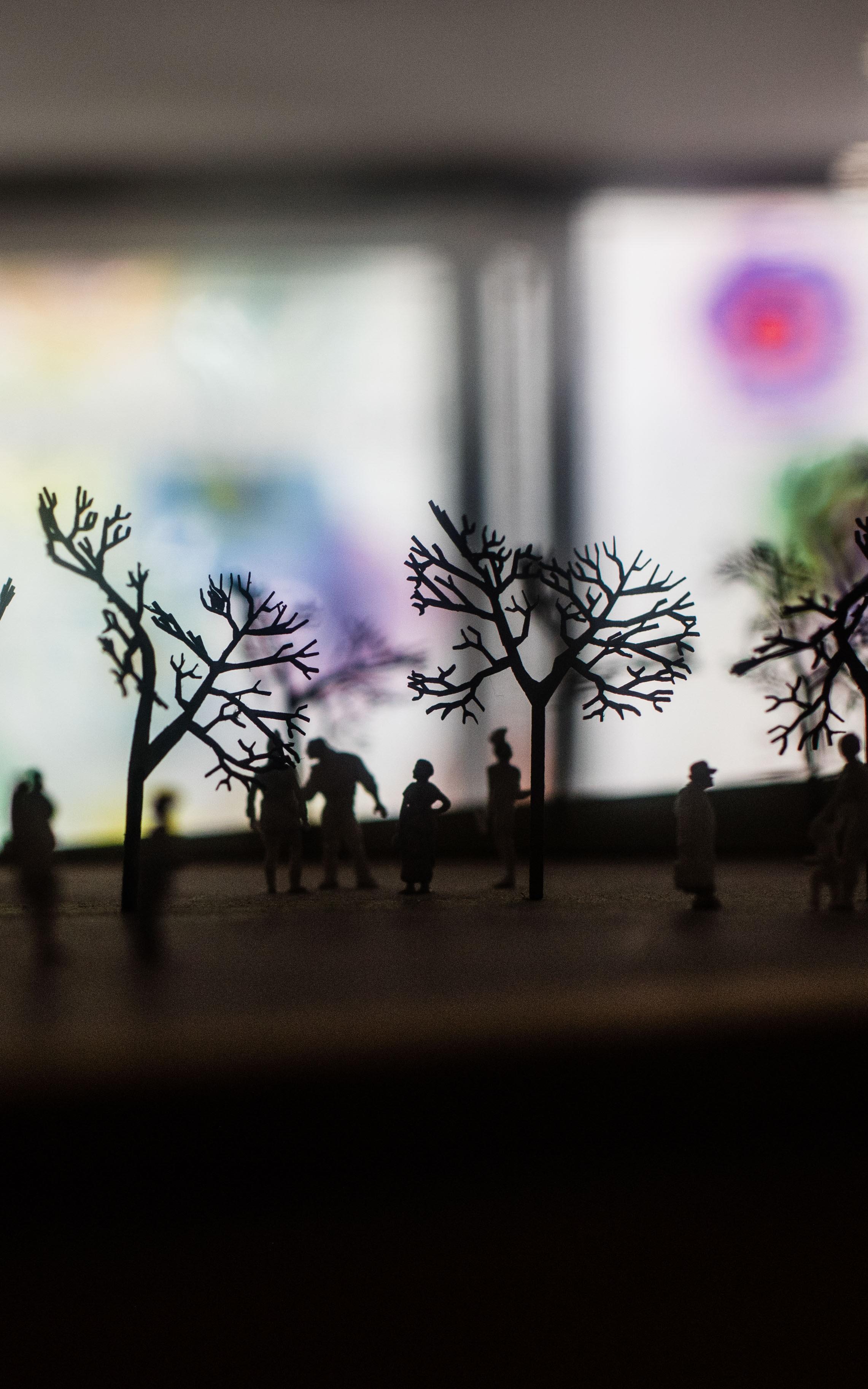 Small human figures