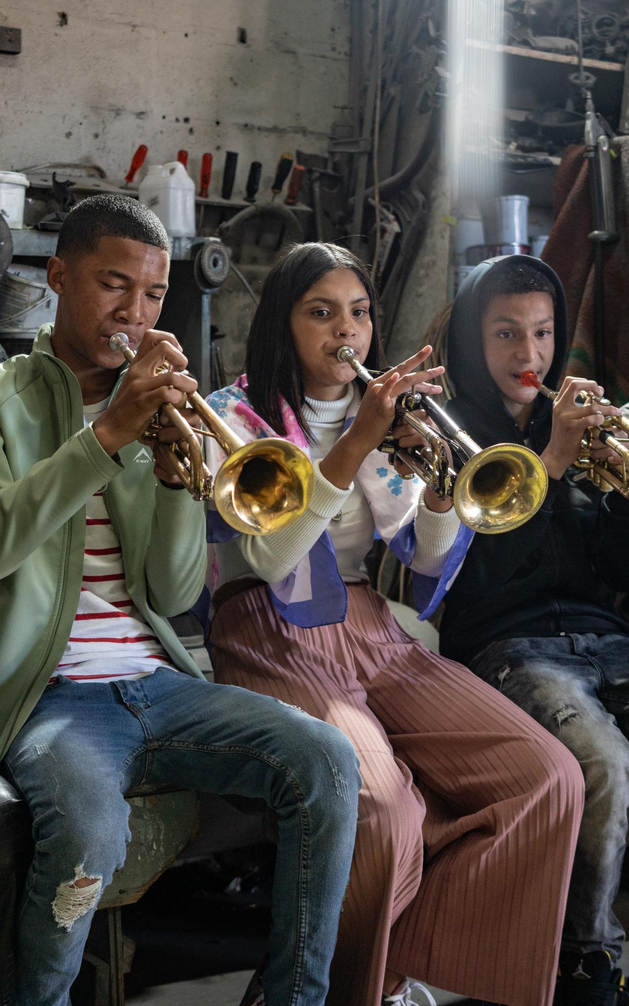 Silver Sounds Band practice