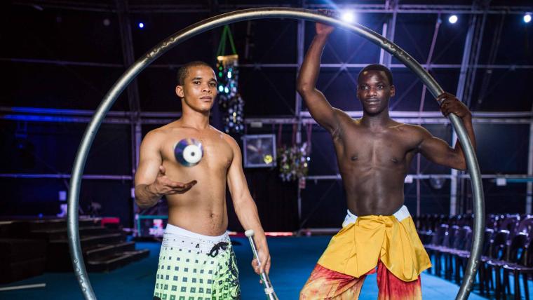Circus performers