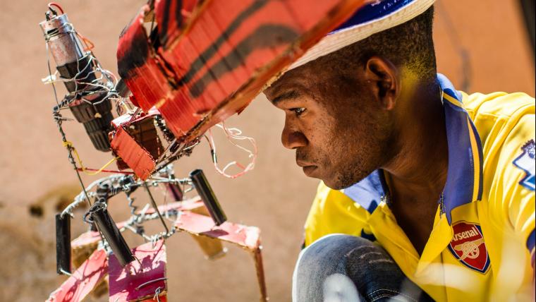 This self-taught inventor is beating poverty and unemployment by turning trash into an education